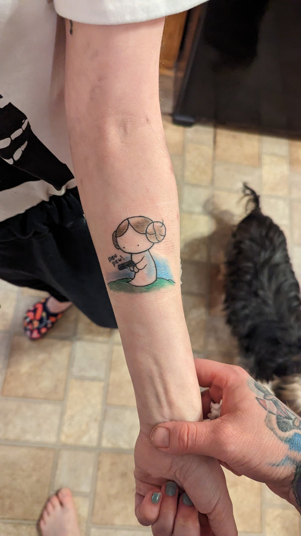 Cutesy Princess Leia