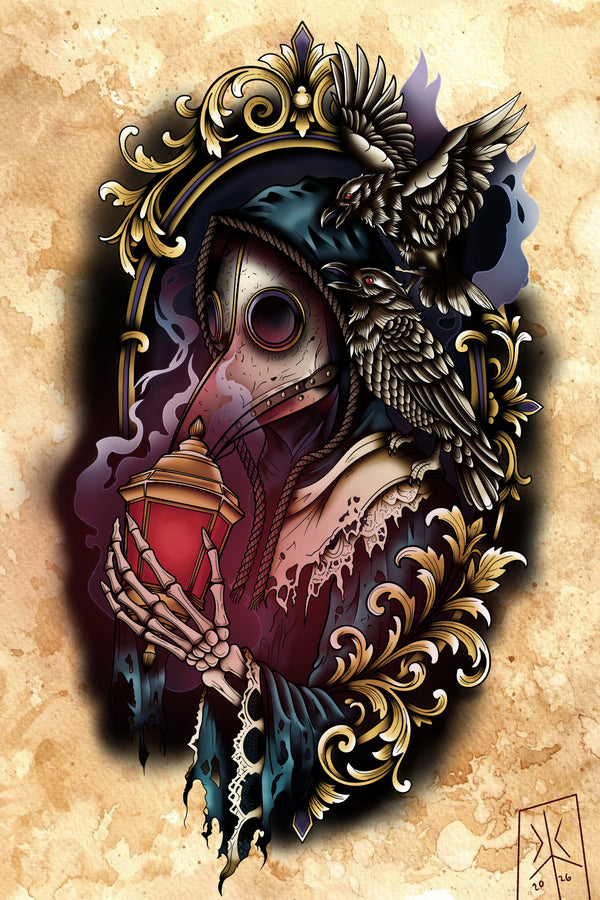 Neo-Traditional Plague Doctor